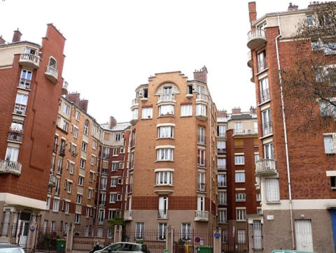 HBM rues André Messager et Emile Blamont paris 18e – M. Maline architecte 1931